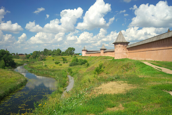 Summer landscape in Suzdal