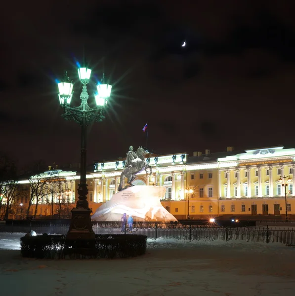 Санкт Петербург вночі . — стокове фото