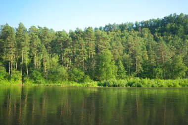 Hay River. Rusya, Güney Ural.