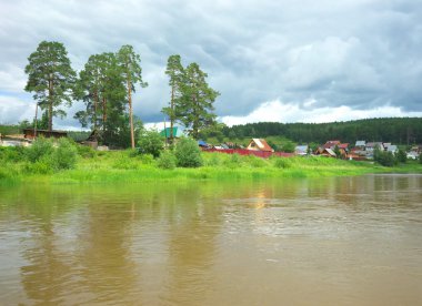 Hay River. Rusya, Güney Ural.
