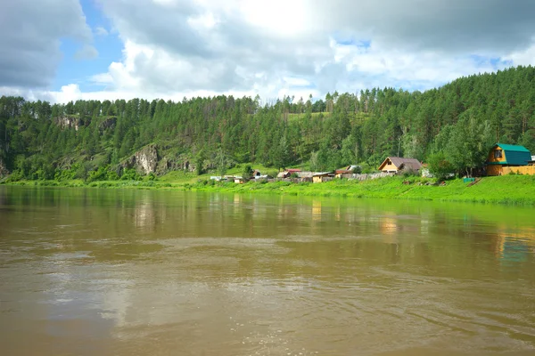 Hay River. Rusya, Güney Ural.