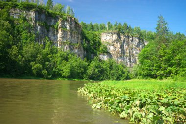 Hay River. Rusya, Güney Ural.