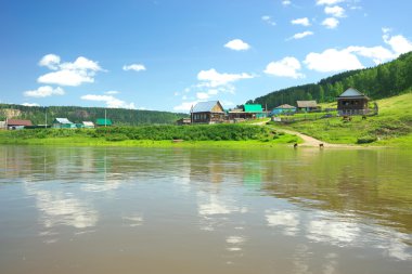 Hay River. Rusya, Güney Ural.