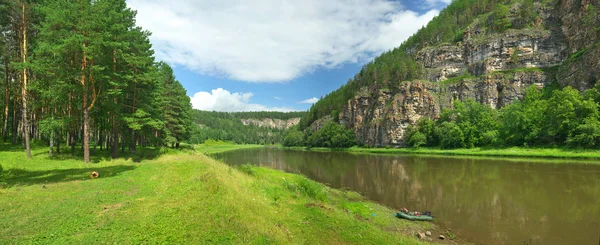 Hay River. Rusya, Güney Ural.