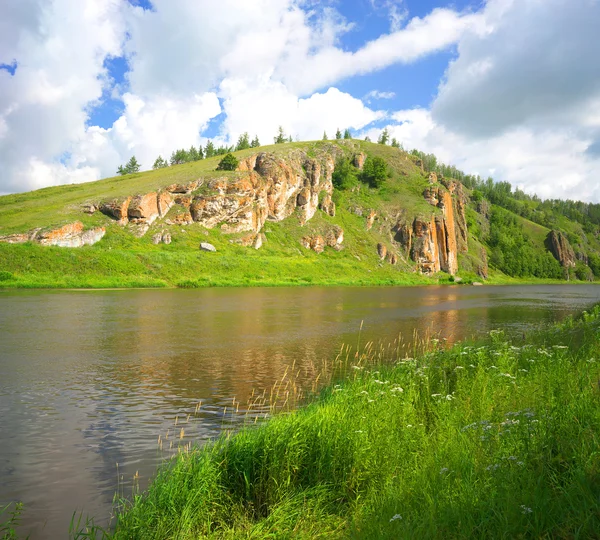 Hay River. Rusia, Ural Sur . — Foto de Stock