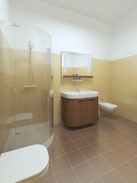 Interior bathroom in Contemporary style. — Stock Photo, Image