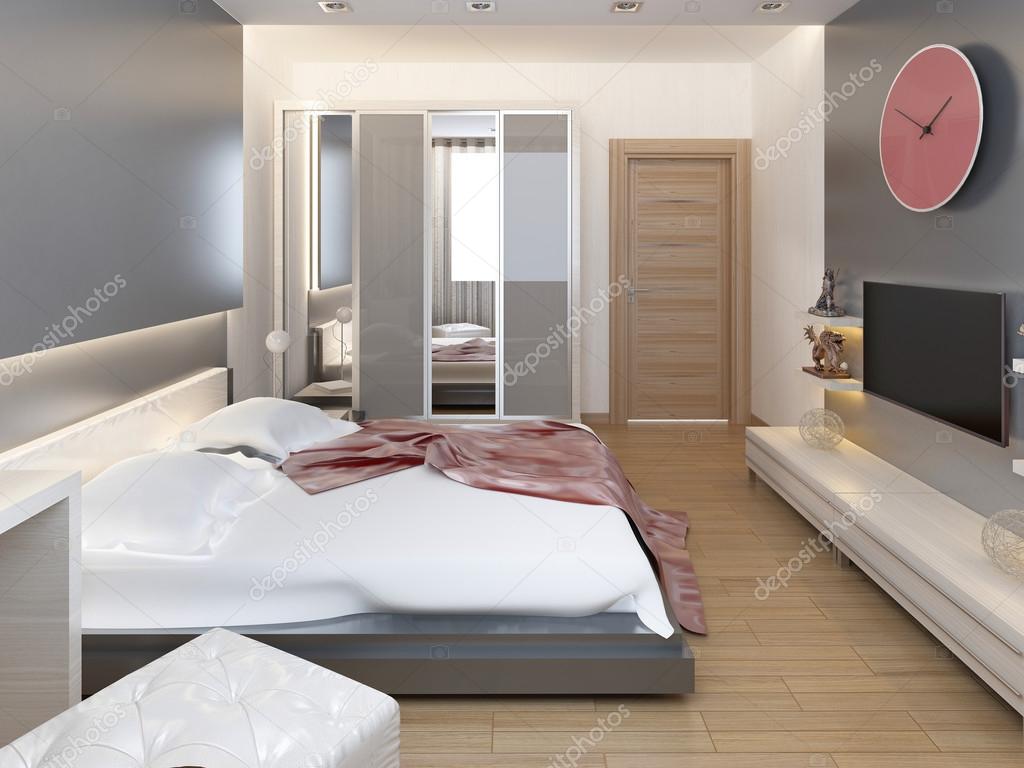 Slaapkamer in oosterse stijl licht met rode en gele bloemen ... Slaapkamer in oosterse stijl licht met rode en gele bloemen ...