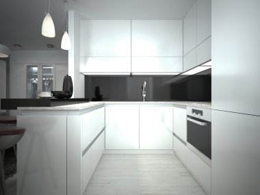 oturma odası modern bir tarz