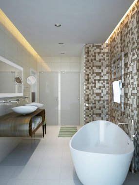 Banyo modern tarzı