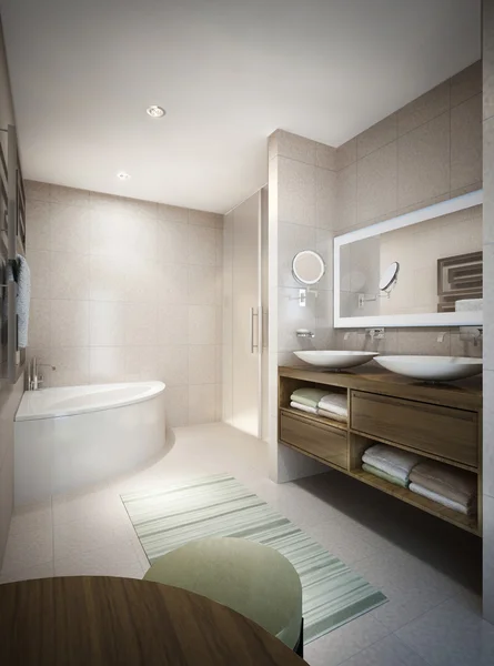 Fürdőszoba modern stílusban — Stock Fotó