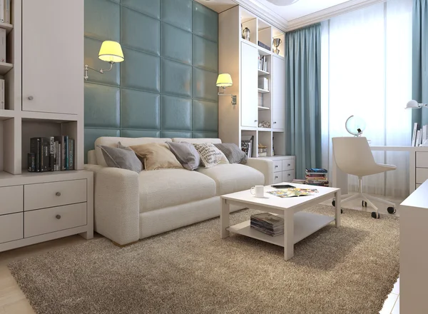 Wohnzimmer im modernen Stil — Stockfoto