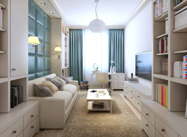 Obývací pokoj v moderním stylu — Stock fotografie