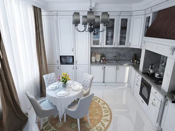 Cozinha em estilo clássico — Fotografia de Stock