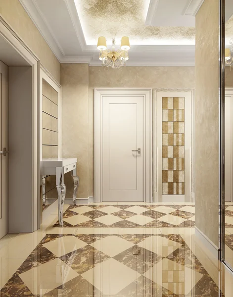Hallway in luxury style — Stock Photo, Image