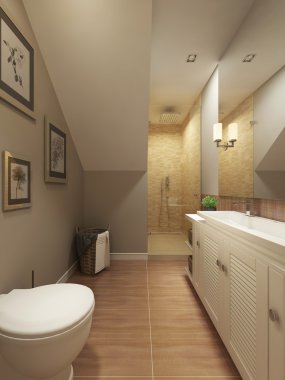 banyo modern tarzı