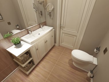 banyo modern tarzı