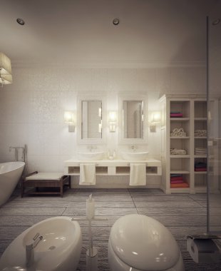 Banyo modern tarzı
