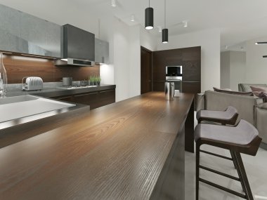 Modern bir tarzda Bar