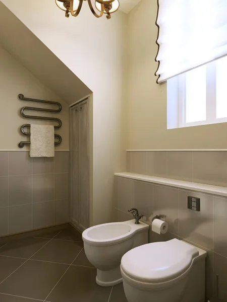 在现代风格的浴室 — 图库照片