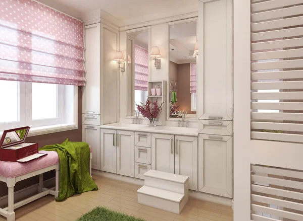 Çocuk banyo klasik stili