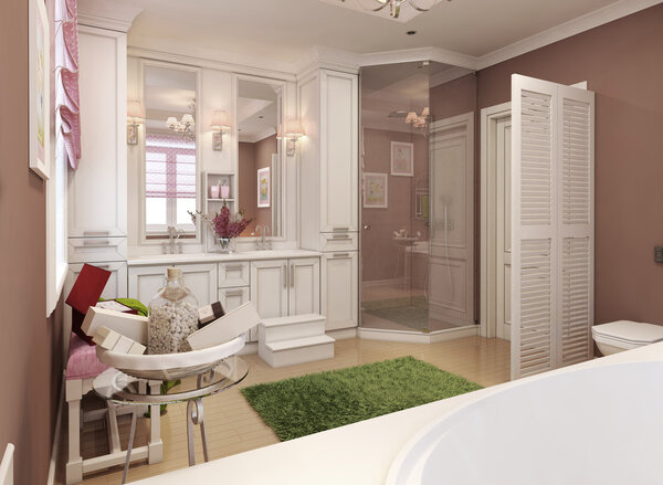 Children's bathroom classic style