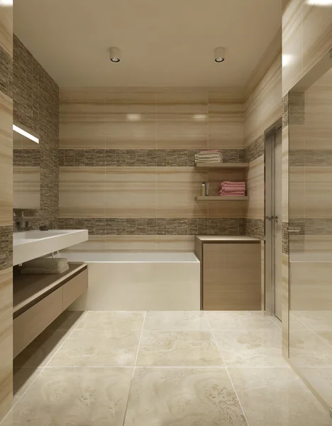 Contemporary style bathroom — Stock Photo, Image