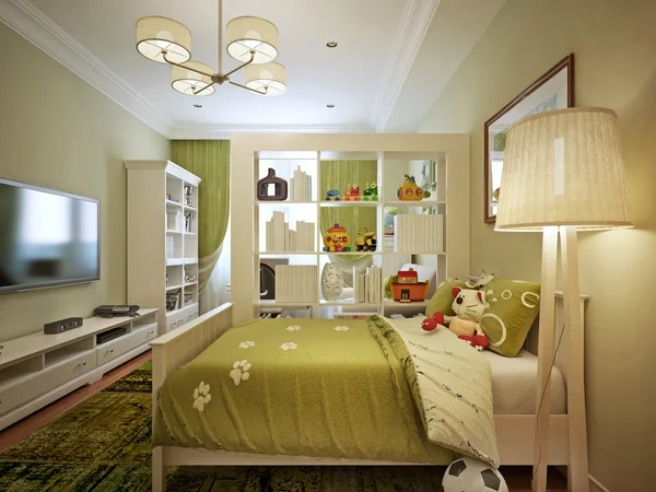 Chambre d'enfant pour garçon de style moderne — Photo