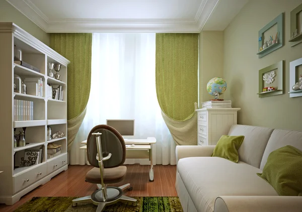 Chambre d'enfant pour garçon de style moderne — Photo