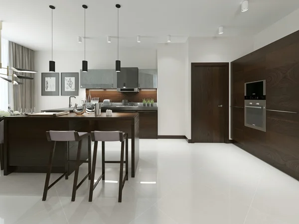 Cucina in stile contemporaneo — Foto Stock