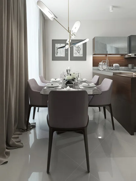 Dining room contemporary style — Stock Photo, Image