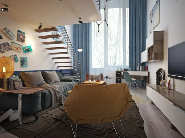 Tini szoba modern stílusban — Stock Fotó