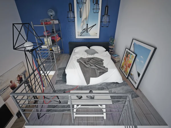 Teen bedroom modern style — Stock Photo, Image