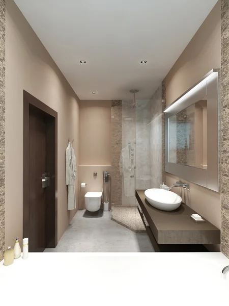 Koupelna v moderním stylu — Stock fotografie