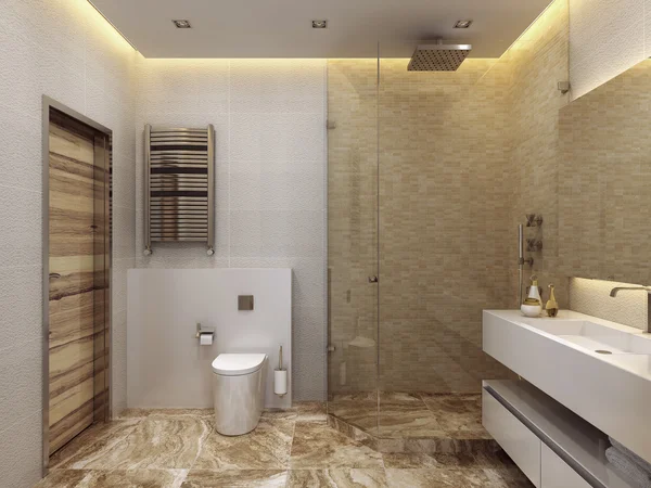 Bathroom contemporary style — Stock Photo, Image