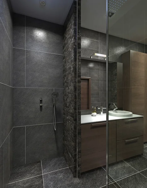 Bagno in stile contemporaneo — Foto Stock