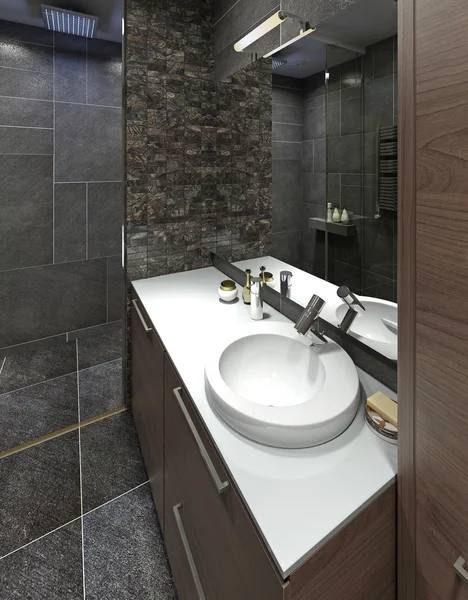 Contemporary style bathroom — Stock Photo, Image