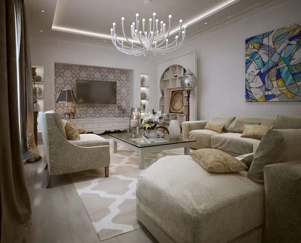 Living room Arabic style — Stock Photo, Image