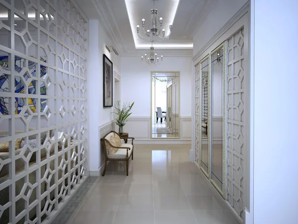Hall koridor klasik stili — Stok fotoğraf