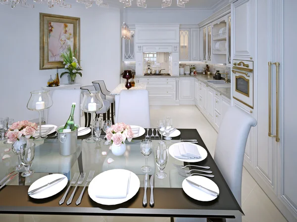Dining room classic style — Stock Photo, Image