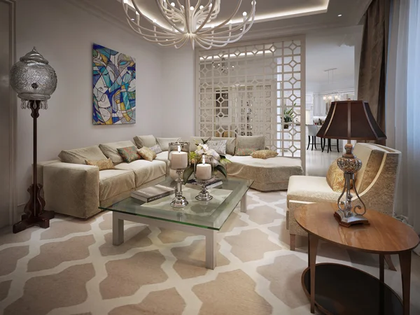 Living room Arabic style — Stock Photo, Image