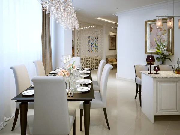 Sala de jantar estilo clássico — Fotografia de Stock