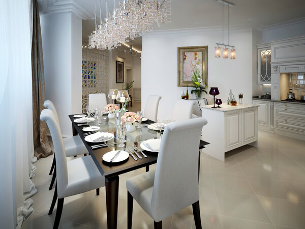 Dining room classic style