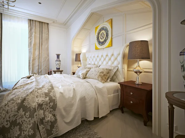 Восточный стиль спальни — стоковое фото