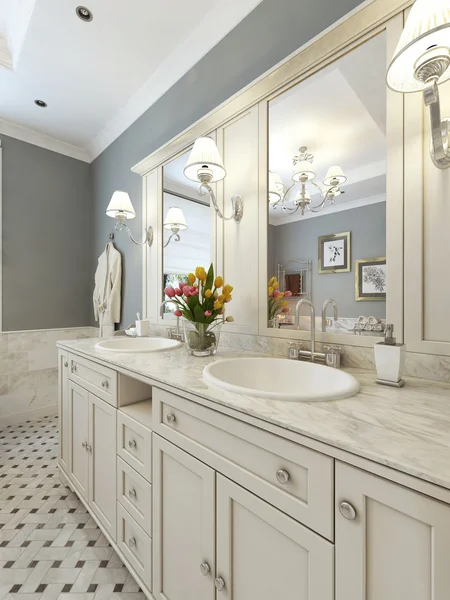 Bathroom classic style — Stock Image Bathroom classic style Stock Image