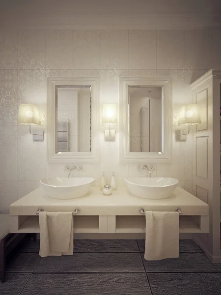 Bathroom sink consoles modern style — Stock Image Bathroom sink consoles modern style Stock Image