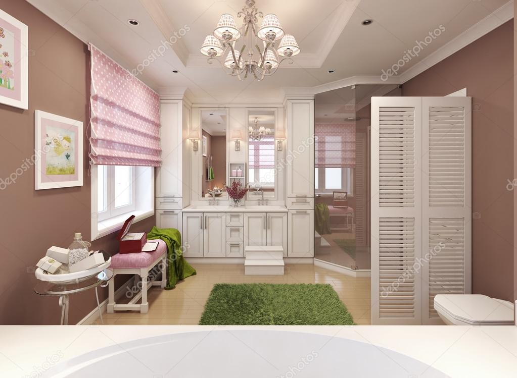 Kinder Badezimmer-klassisch — Stockfoto © kuprin33 #60965555 Kinder Badezimmer-klassisch — Stockfoto © kuprin33 #60965555