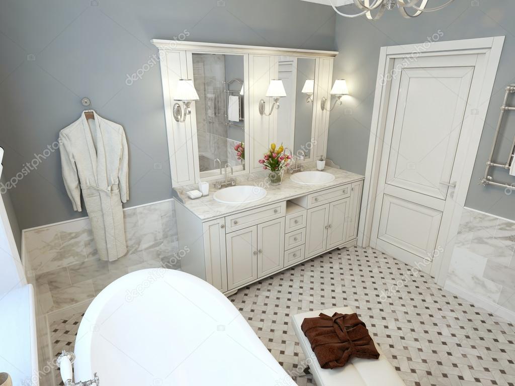 Bathroom classic style — Stock Photo © kuprin33 #60965693