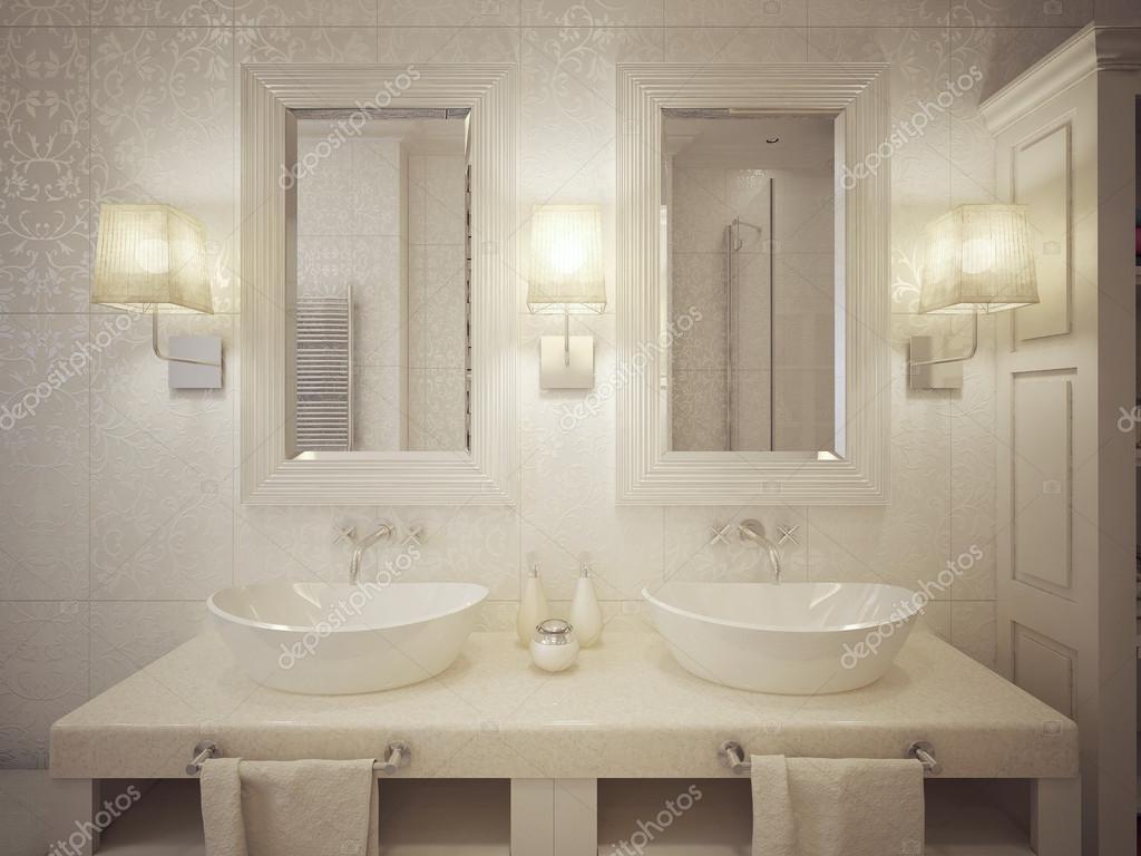 Badezimmer Waschbecken Konsolen moderner Stil — Stockfoto © kuprin33 ... Badezimmer Waschbecken Konsolen moderner Stil — Stockfoto © kuprin33 ...
