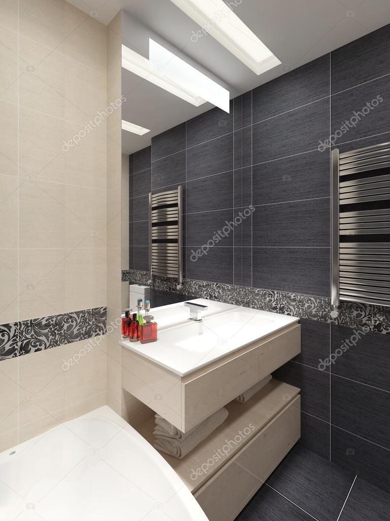 Master bathroom in modern style