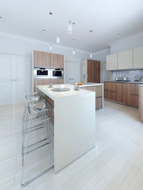 Modern tarz mutfak bar